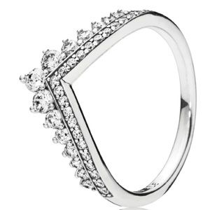 Pandora princess wishbone ring